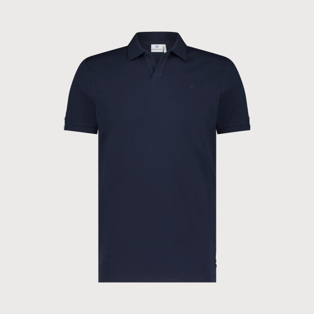 Blue Industry De v-hals polo | KBIS25-M38 large