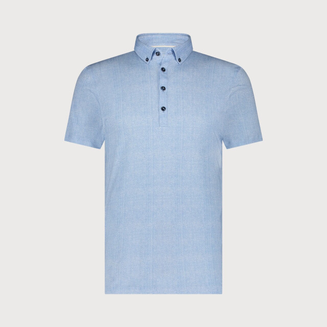 Blue Industry Het button-down korte mouwen overhemd | 5124.51-BLUE large