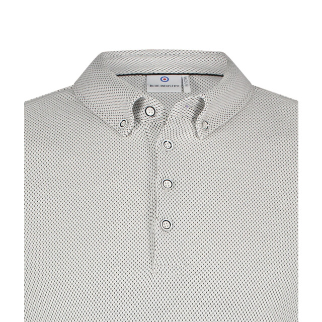 Blue Industry De micro dessin polo | KBIS25-M29 large