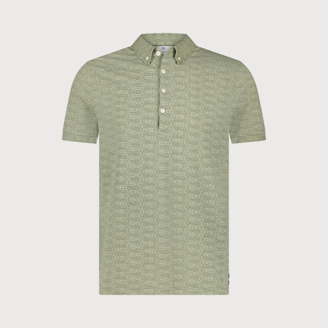 Blue Industry Polo met mini design | KBIS25-M39 large