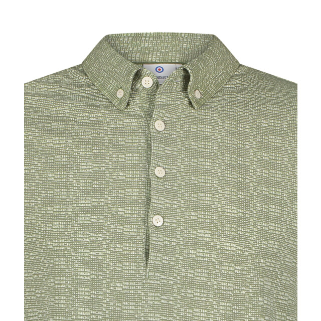 Blue Industry Polo met mini design | KBIS25-M39 large