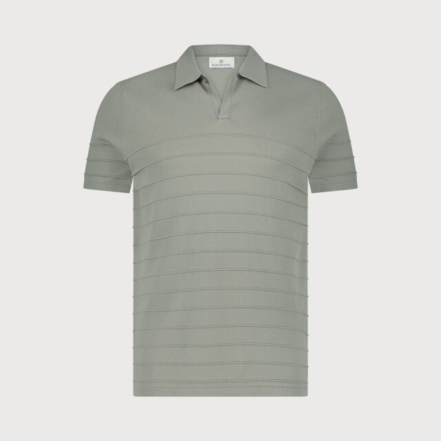 Blue Industry De knitted v-hals polo | KBIS25-M7 large