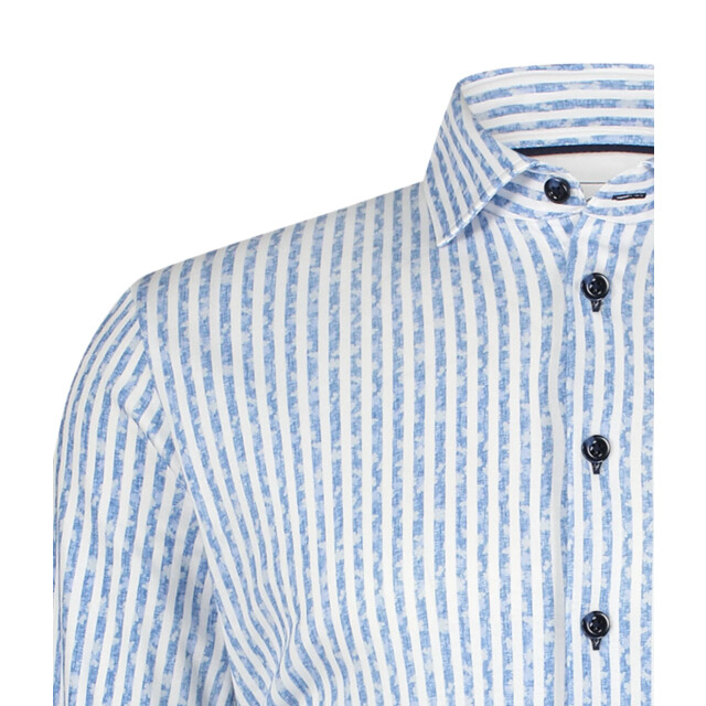Blue Industry Het basic gestreepte overhemd | 5110.51-BLUE large