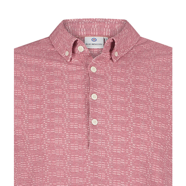 Blue Industry Polo met mini design | KBIS25-M39 large
