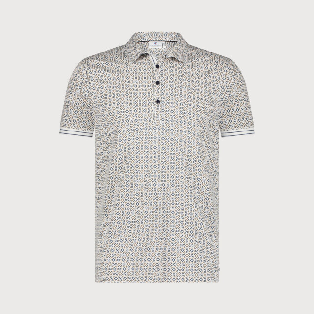 Blue Industry De microprint polo | KBIS25-M35 large