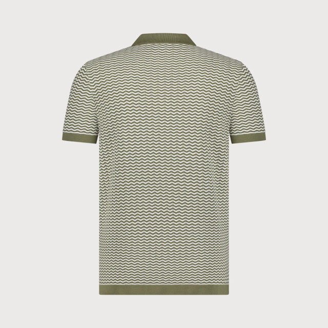 Blue Industry Gebreide polo met ritssluiting | KBIS25-M21 large