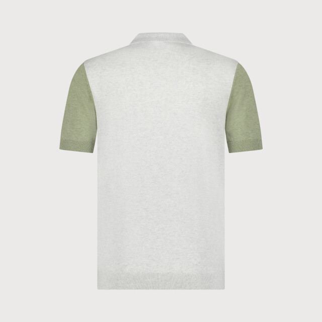 Blue Industry De grafische polo met ritssluiting | KBIS25-M19 large