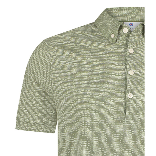 Blue Industry Polo met mini design | KBIS25-M39 large