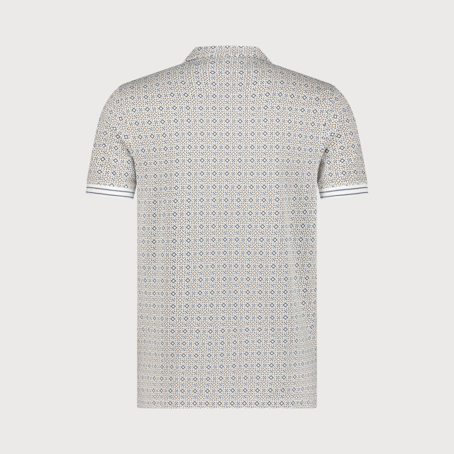 Blue Industry De microprint polo | KBIS25-M35 large