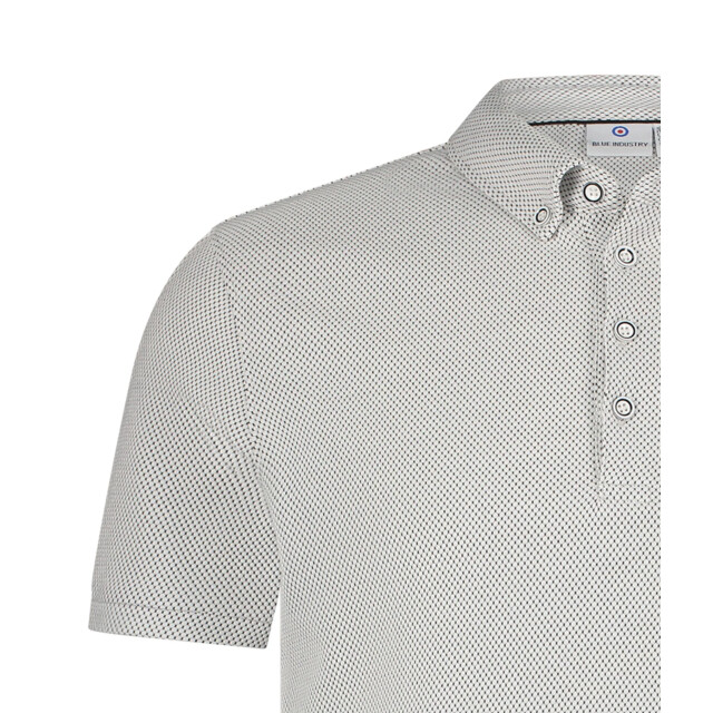 Blue Industry De micro dessin polo | KBIS25-M29 large