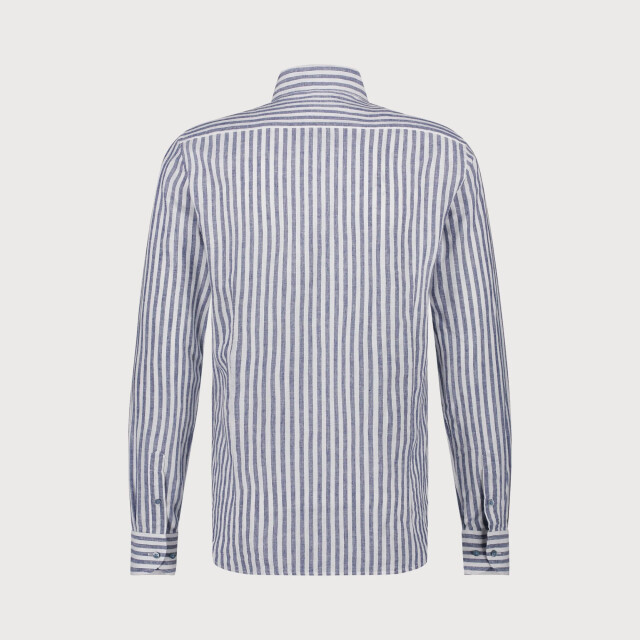 Blue Industry Het gestreepte katoenen overhemd | 5114.51-NAVY large