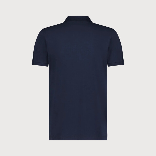 Blue Industry De v-hals polo | KBIS25-M38 large