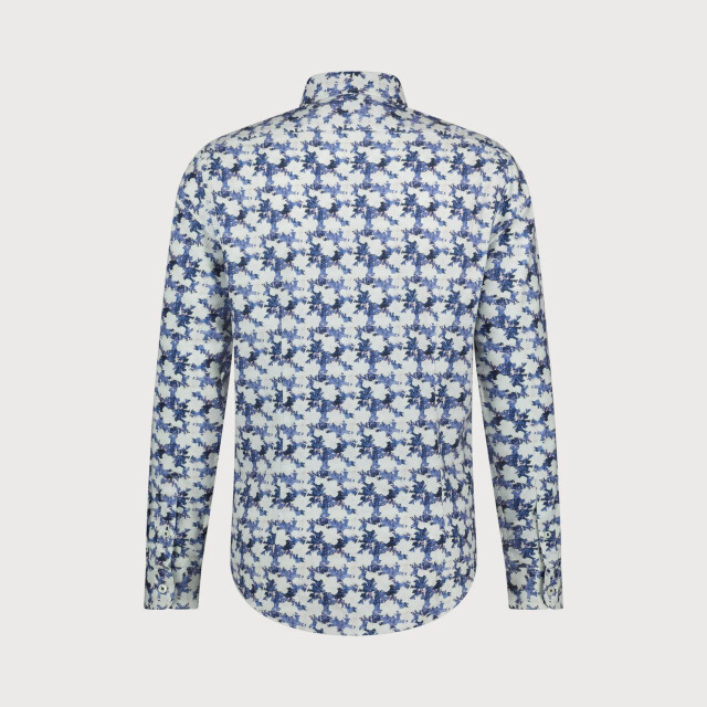 Blue Industry Cotton print overhemd | 4201.42-BLUE large