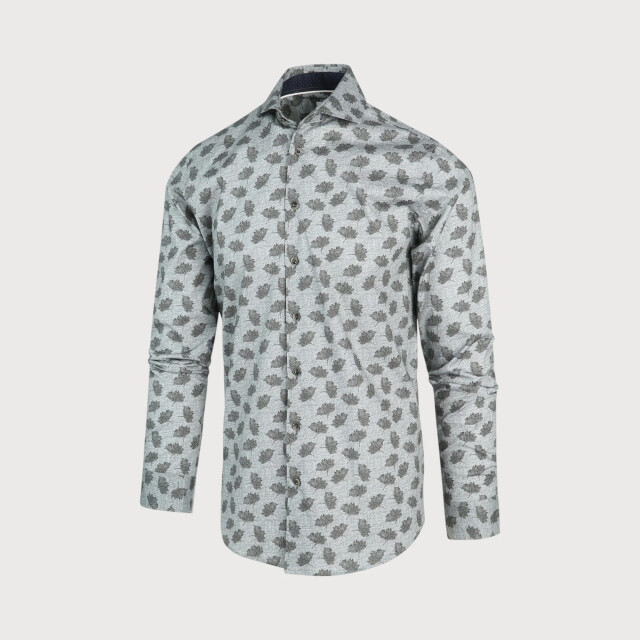Blue Industry Groen print overhemd | 2190.22-GREEN large