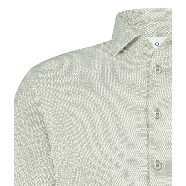Blue Industry Het microprint overhemd | 5101.22-KHAKI large