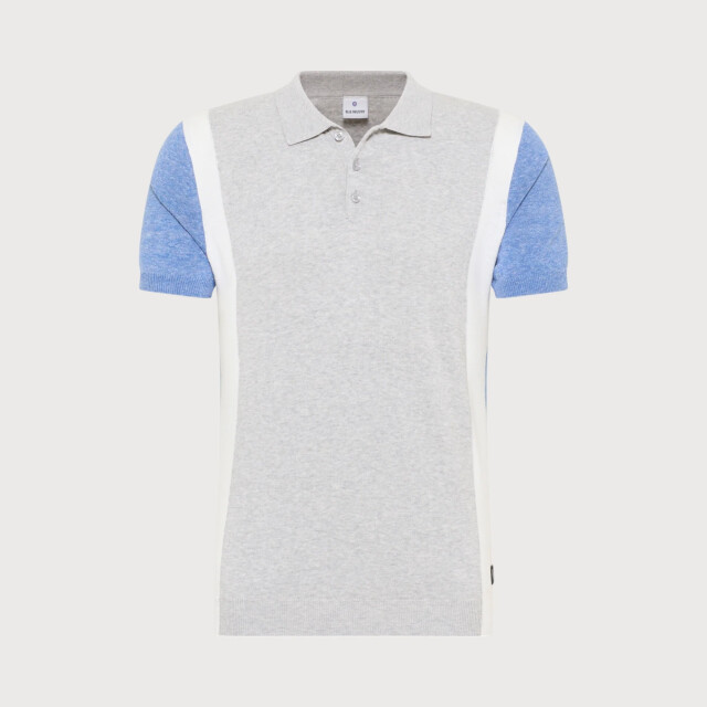 Blue Industry 2-tone polo | KBIS23-M18 large