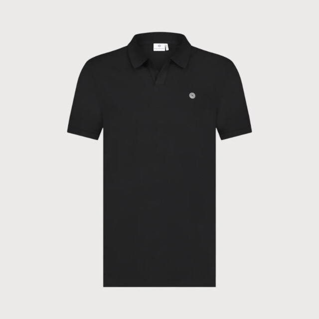 Blue Industry Luxe basic v-hals polo | KBIS24-M38 large