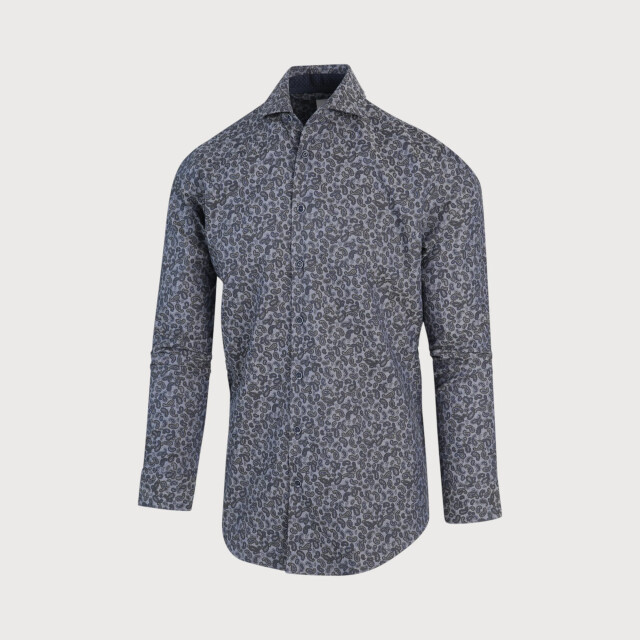 Blue Industry Paisley print overhemd | 2158.22-NAVY large