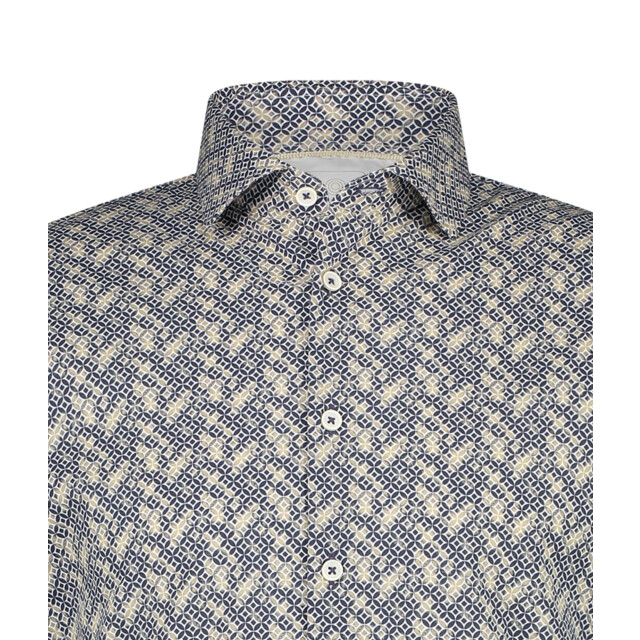 Blue Industry All-over print overhemd | 4103.41-NAVY large