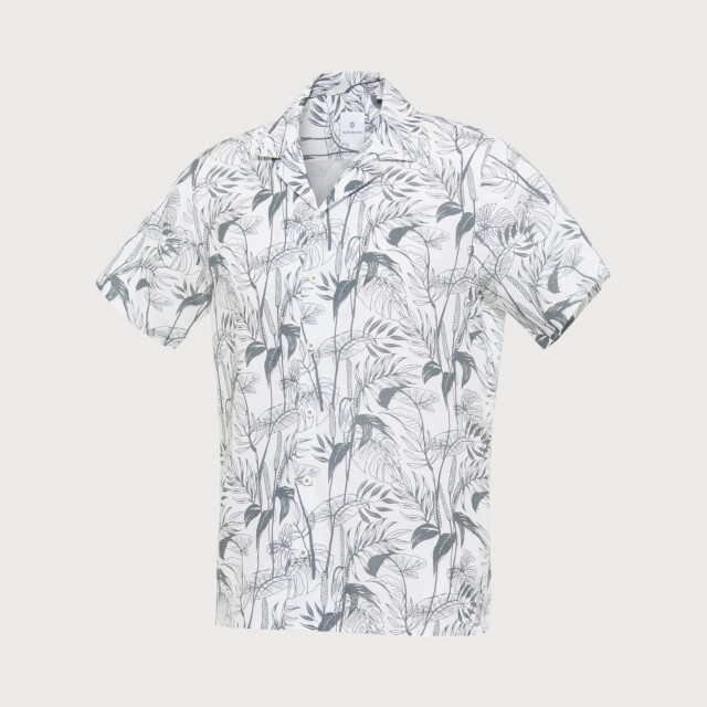 Blue Industry Korte mouwen beach overhemd | 2534.21-ARMY large