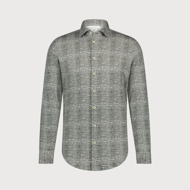 Blue Industry Ruitmotief overhemd | 4227.42-BROWN large