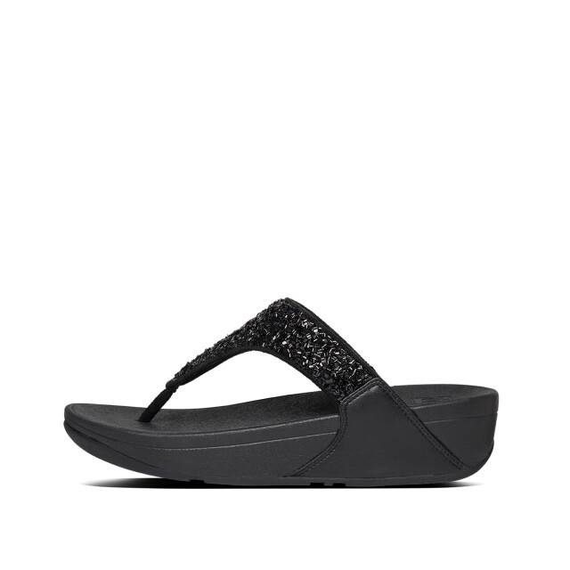 FitFlop Lulu shimmerfoil toe-thongs CJ2 large