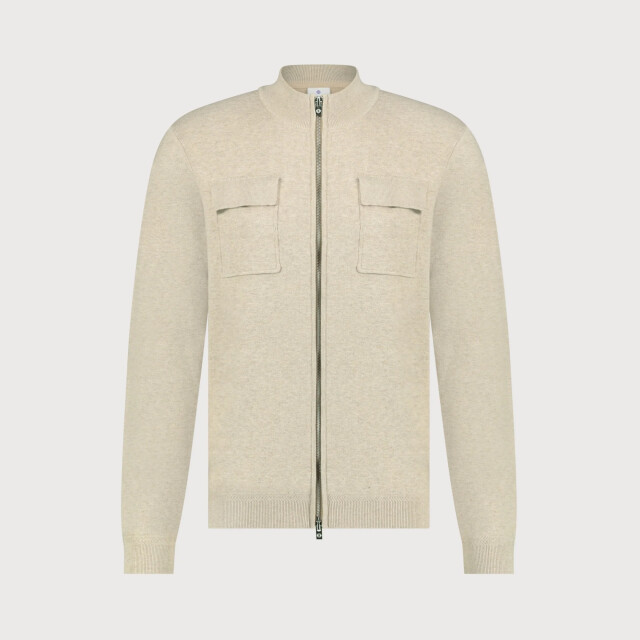 Blue Industry Gebreid rits vest | KBIW23-M1 large