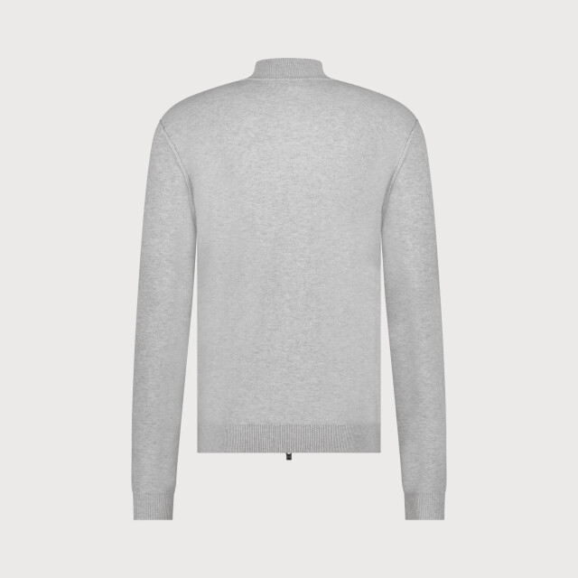 Blue Industry Melange zipper pullover | KBIW24-M13 large