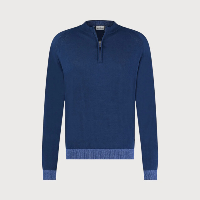 Blue Industry Half-zip pullover | KBIS24-M3 large