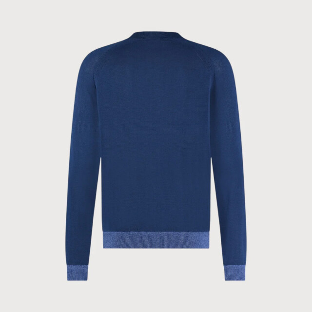 Blue Industry Half-zip pullover | KBIS24-M3 large