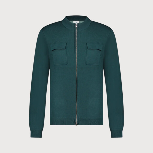 Blue Industry Gebreid rits vest | KBIW23-M1 large