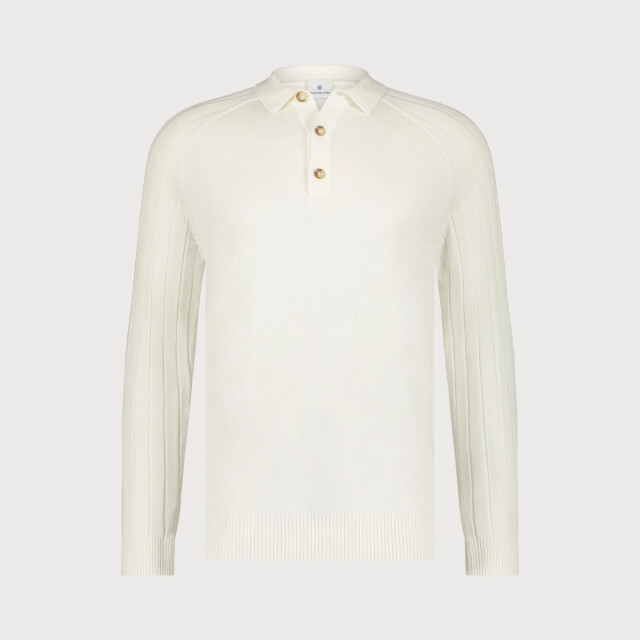 Blue Industry De gebreide polo met lange mouwen | KBIS25-M2 large