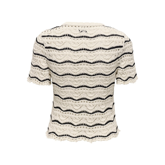 Only onlannasofia life ss stripe o-neck 15318123 black 06712.999.0118 large