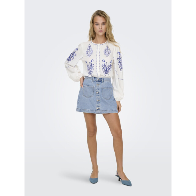 Only onlamazing hw skirt tai dnm noos 15349035 light blue denim 06411.260.0104 large