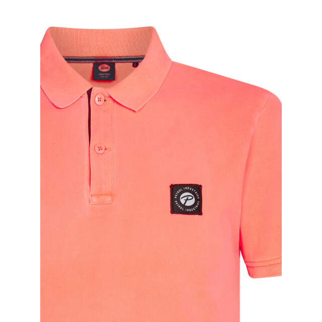 Petrol Industries men polo short sleeve m-1050-pol945 3099 fiery coral 05311.630.0021 large
