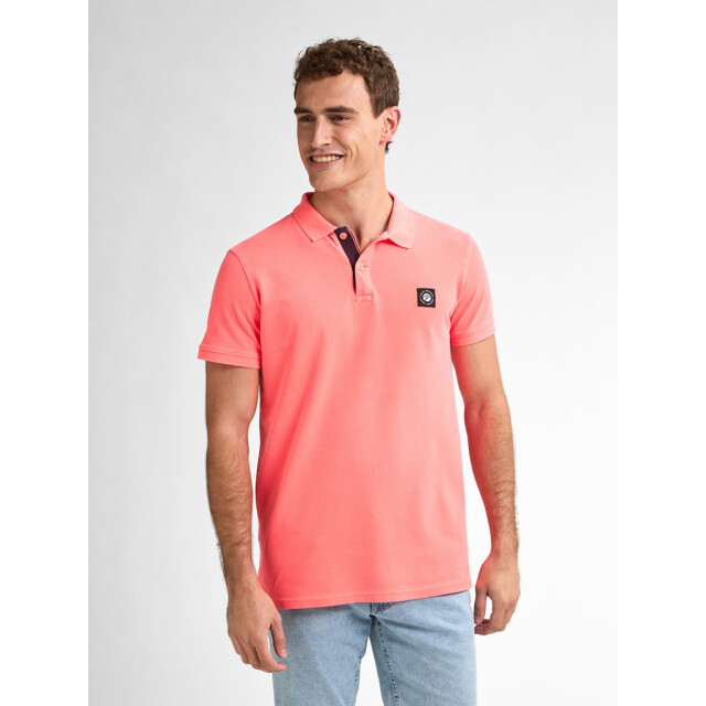 Petrol Industries men polo short sleeve m-1050-pol945 3099 fiery coral 05311.630.0021 large