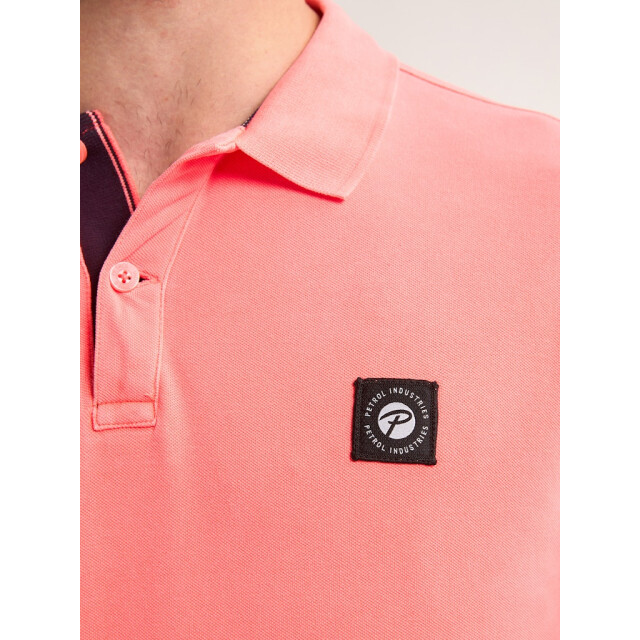 Petrol Industries men polo short sleeve m-1050-pol945 3099 fiery coral 05311.630.0021 large