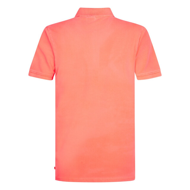 Petrol Industries men polo short sleeve m-1050-pol945 3099 fiery coral 05311.630.0021 large