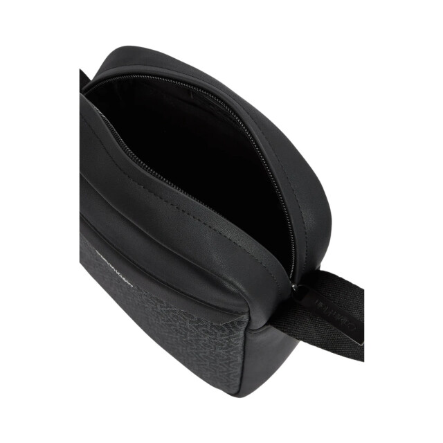 Calvin Klein Heren tas met knopen en vakken Calvin Klein Zwart Schoudertas Met Logoprint large