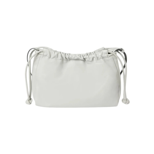 Calvin Klein Tas dames met vetersluiting Calvin Klein Jeans Lichtgrijs Schoudertas Met Label large