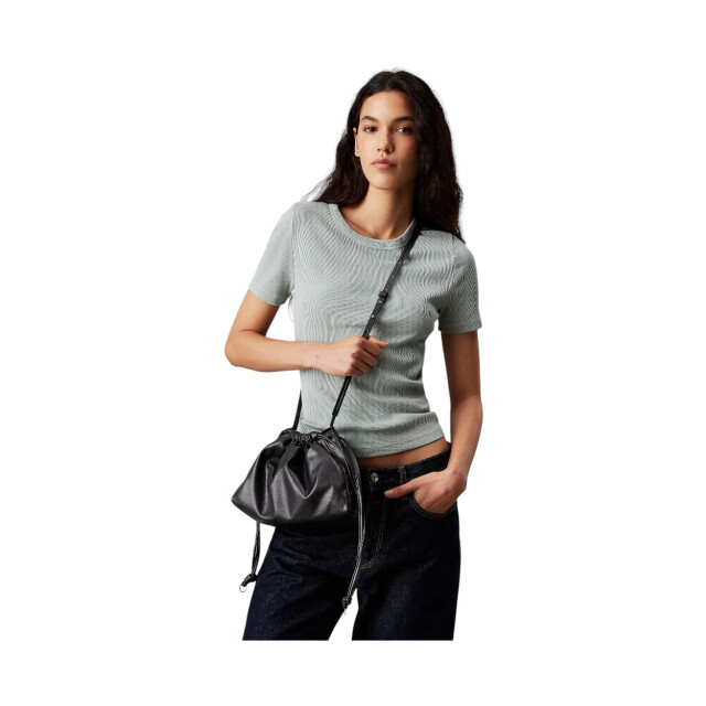 Calvin Klein Tas dames met binnenzak Calvin Klein Jeans Zwart Schoudertas Met Binnenzak large