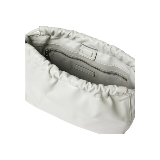 Calvin Klein Tas dames met vetersluiting Calvin Klein Jeans Lichtgrijs Schoudertas Met Label large