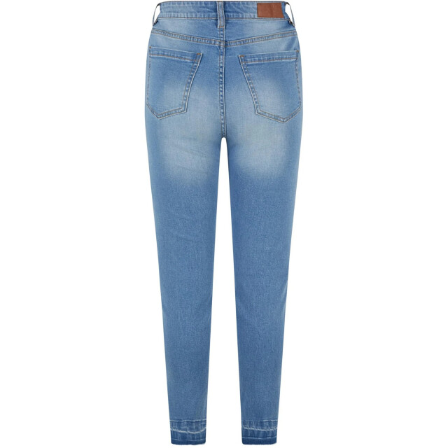 Urban Classics Dames high waist skinny jeans UTTN1390_clearbluebleached large