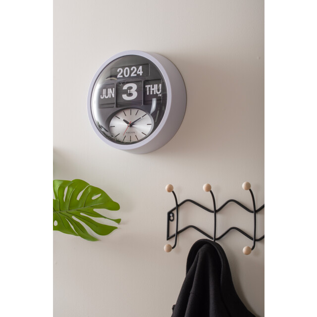 Karlsson wandklok rond flip - Ø32,6cm 3062073 large