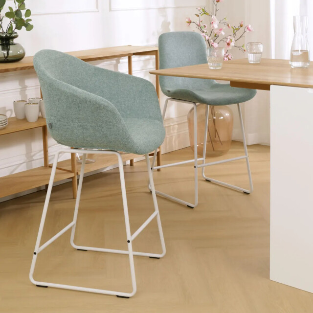 Nolon Nino-otis barkruk zacht wit onderstel 65 cm 2027497 large