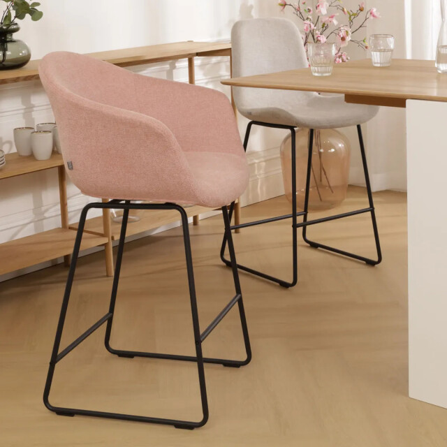 Nolon Nino-otis barkruk zacht zwart onderstel 65 cm 2027501 large