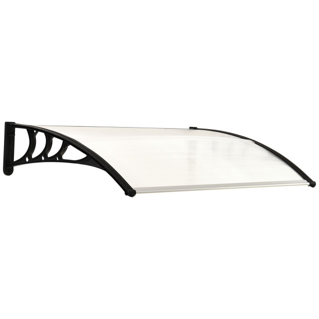 4goodz Outsunny deurluifel terrasoverkapping polycarbonaat, 75x100cm 3173040 large
