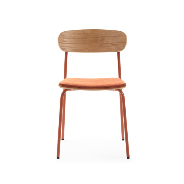 CaliCosy Set van 2 stoelen in stof met zwarte metalen poten l46 cm adriana 3078772 large