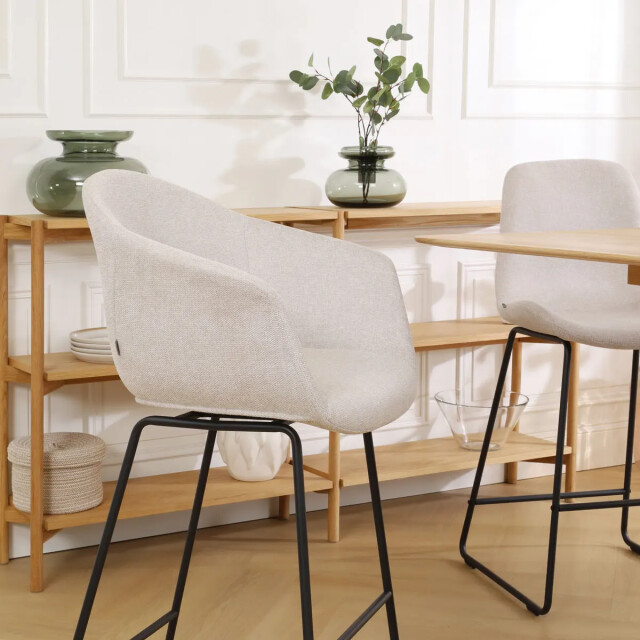 Nolon Nino-otis barkruk zwart onderstel 65 cm 2028924 large