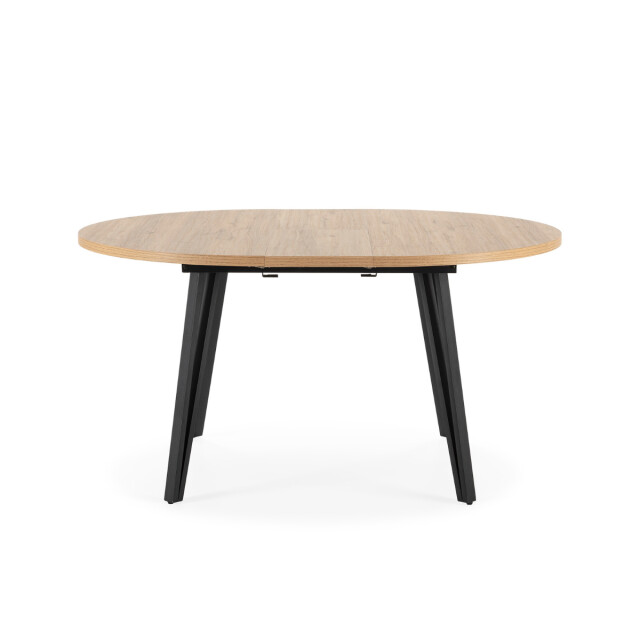 CaliCosy Uitschuifbare ronde tafel van 120 tot 150 cm met zwarte metalen poten cleo 3078858 large